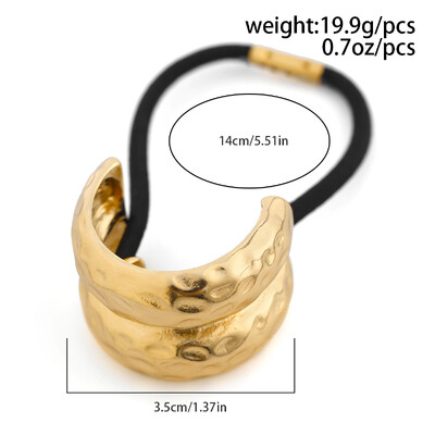 Metalinės netaisyklingos dvisluoksnės plaukų juostelės Virvelės moterims Galvos juosta Elastinė plaukų segtukai Plaukų juosta Madingi papuošalai Plaukų aksesuarai Dovana