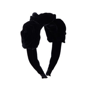 Velvet Rose Flower Hairband Headband Hair AcceHairband Headband Αξεσουάρ μαλλιών για ενήλικες Hair Jewley