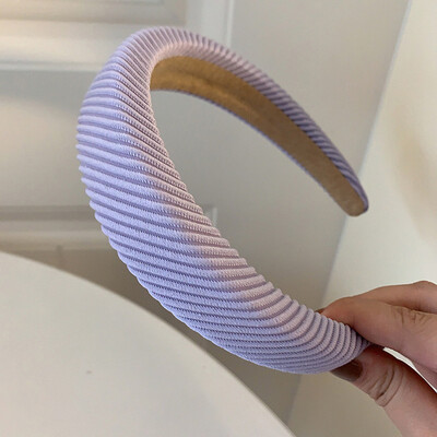 Nouă cerc de păr la modă Benzi de păr pentru femei, fete, de culoare uni, bentite crestate, bentita lată de designer, accesorii de păr, accesorii pentru cap