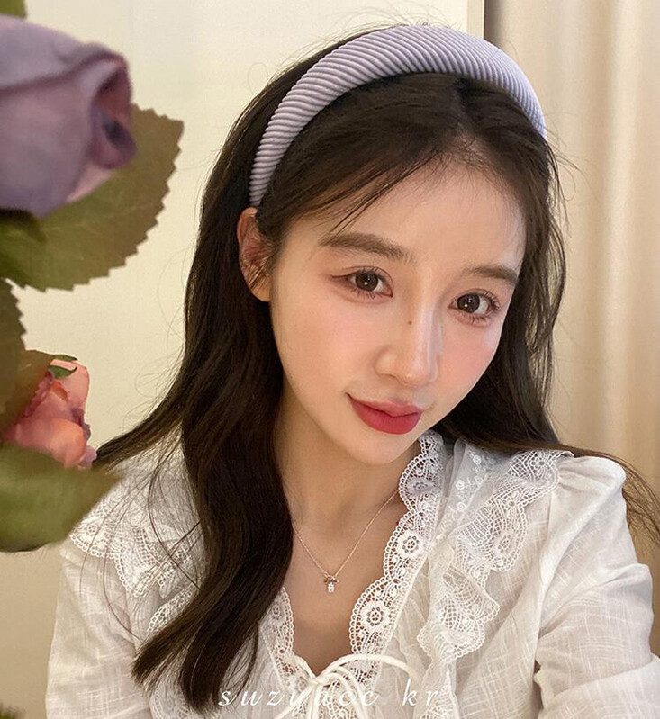 Nouă cerc de păr la modă Benzi de păr pentru femei, fete, de culoare uni, bentite crestate, bentita lată de designer, accesorii de păr, accesorii pentru cap