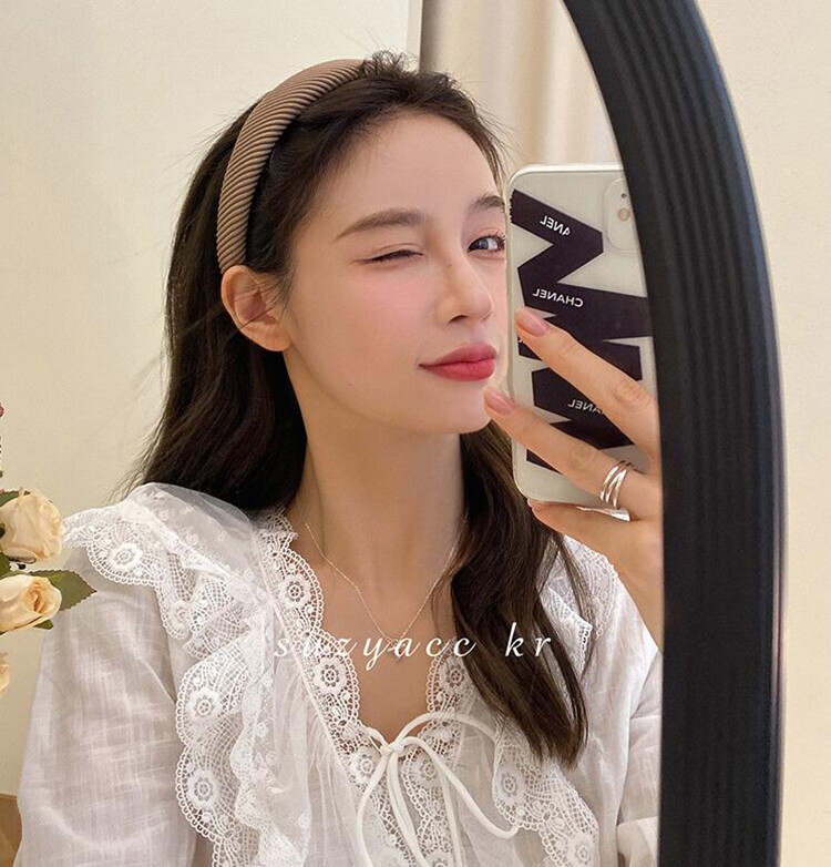 Nouă cerc de păr la modă Benzi de păr pentru femei, fete, de culoare uni, bentite crestate, bentita lată de designer, accesorii de păr, accesorii pentru cap