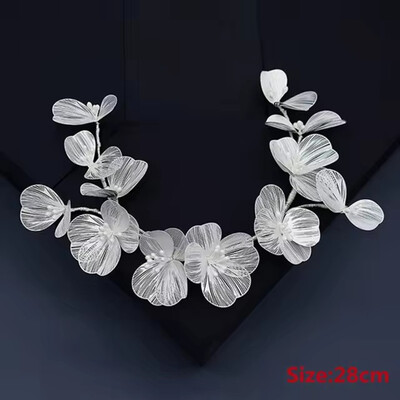 Vestuvių galvos apdangalai Gėlių perlų plaukų segtukai Vestuviniai plaukų aksesuarai moterims Plaukų papuošalai Nuotakos galvos apdangalas pamergės dovana