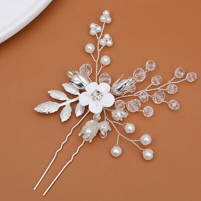Esküvői hajfésűk U-alakú gyöngyház hajkapcsok Kiegészítők női fejdíszek Ékszerek Menyasszonyi fejdísz frizura tervező eszközök