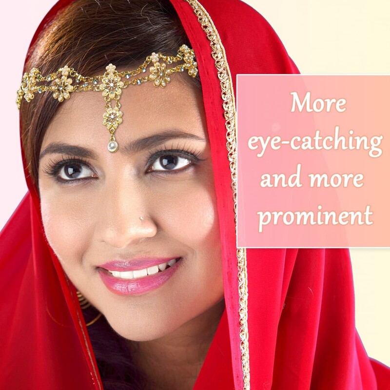 Rochie de cap elegantă la modă pentru femei, imitație de perle, strasuri, lanț pentru cap de flori, bijuterii pentru frunte, accesorii de nuntă de mireasă