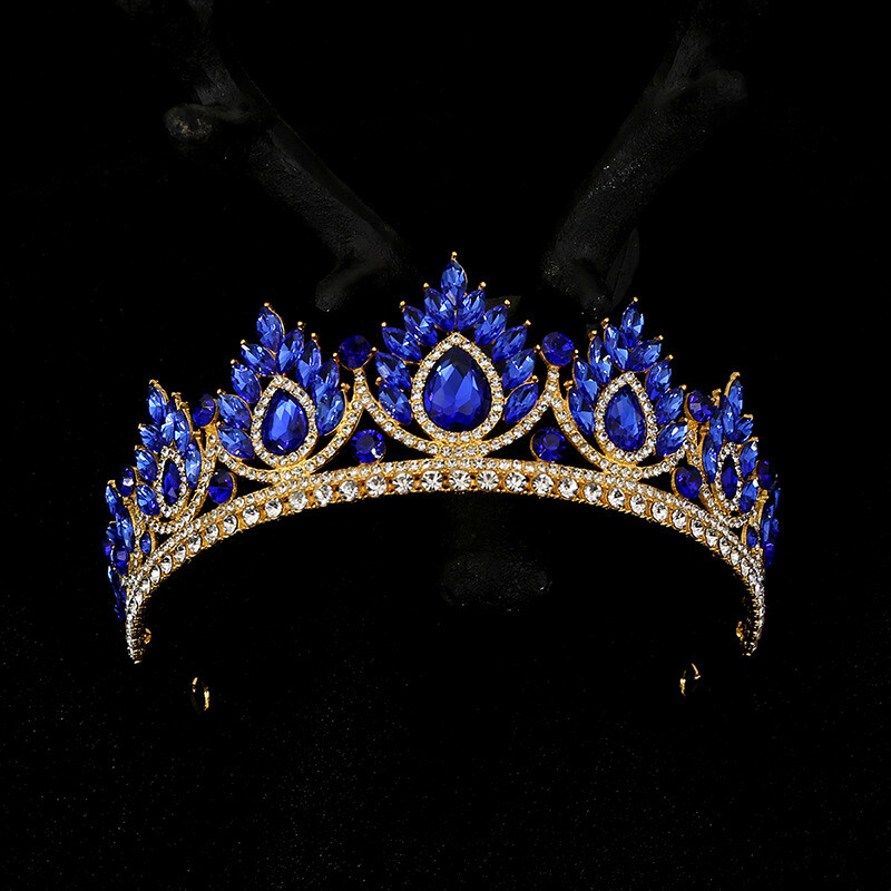 Coroană de Cristal Baroc Vintage Tiara Mireasa Pentru Femei Nunta Nou Elegant Printesa Stras Diadem Accesorii Bijuterii Păr
