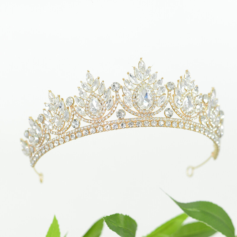 Coroană de Cristal Baroc Vintage Tiara Mireasa Pentru Femei Nunta Nou Elegant Printesa Stras Diadem Accesorii Bijuterii Păr