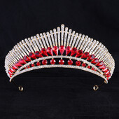 Mados Vestuvių Karūna Krištolinė Tiara Metalinė Vestuvių Karūna Papuošalai Plaukų Priedai Vakarėlis Šventė Gimtadienio Tiara Tinka mergaitėms