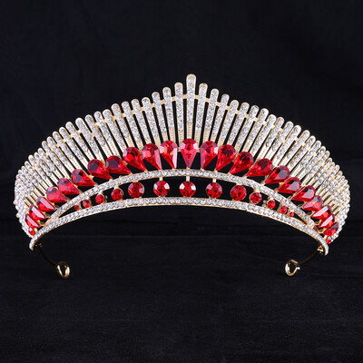 Mados Vestuvių Karūna Krištolinė Tiara Metalinė Vestuvių Karūna Papuošalai Plaukų Priedai Vakarėlis Šventė Gimtadienio Tiara Tinka mergaitėms