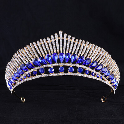 Mados Vestuvių Karūna Krištolinė Tiara Metalinė Vestuvių Karūna Papuošalai Plaukų Priedai Vakarėlis Šventė Gimtadienio Tiara Tinka mergaitėms