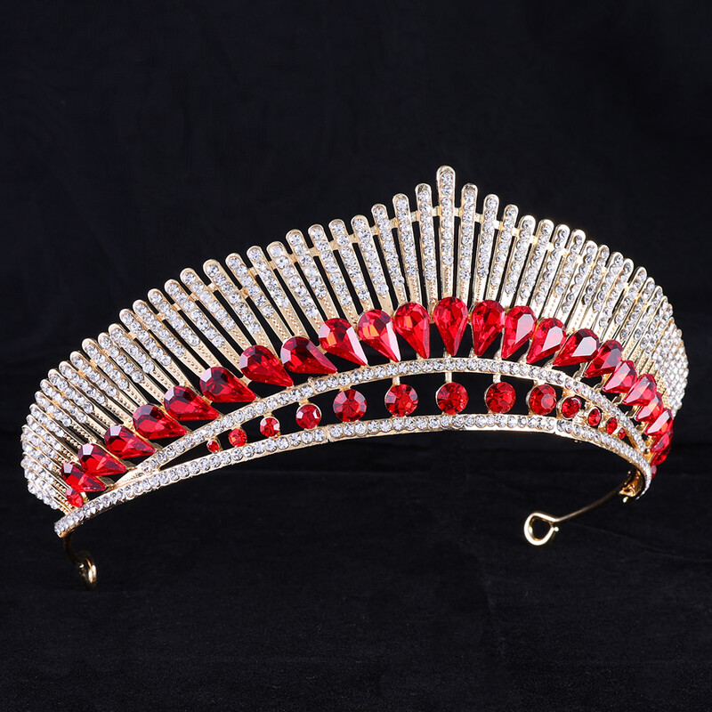 Mados Vestuvių Karūna Krištolinė Tiara Metalinė Vestuvių Karūna Papuošalai Plaukų Priedai Vakarėlis Šventė Gimtadienio Tiara Tinka mergaitėms