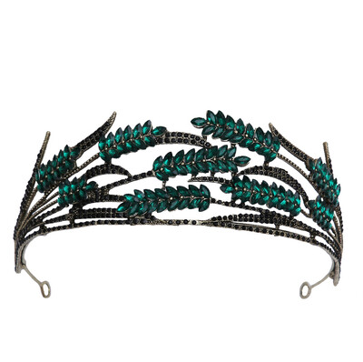 DIEZI baroc de lux violet verde roșu coroană de cristal femei fete nuntă elegantă de lux prințesă tiara petrecere rochie de păr bijuterii