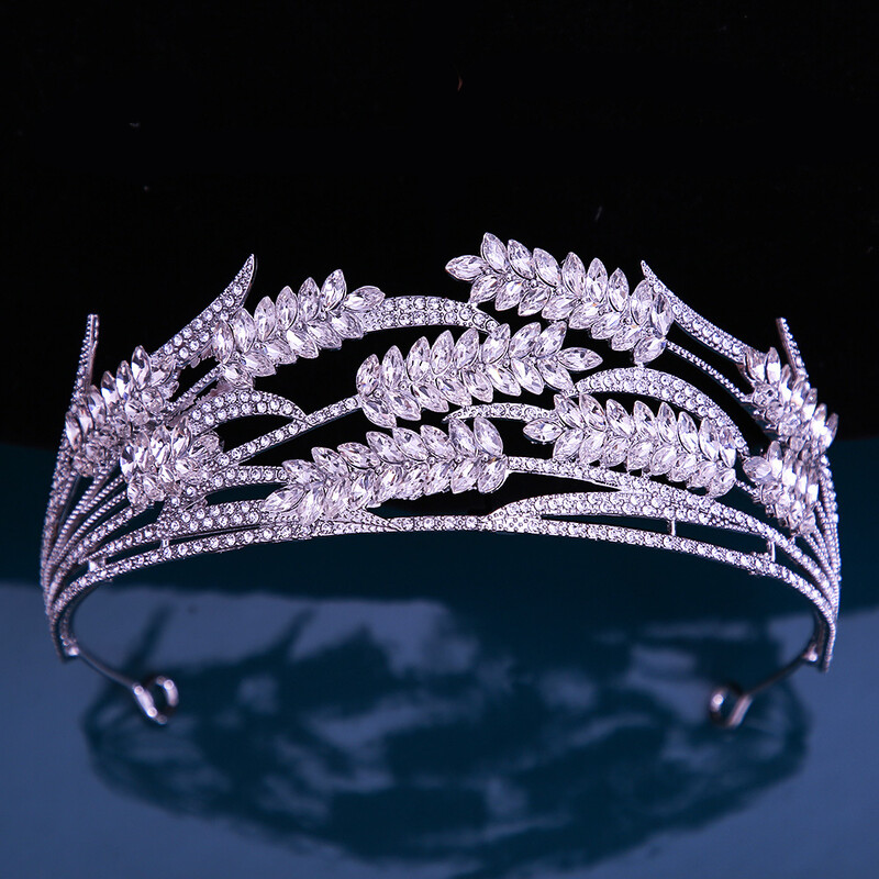 DIEZI baroc de lux violet verde roșu coroană de cristal femei fete nuntă elegantă de lux prințesă tiara petrecere rochie de păr bijuterii