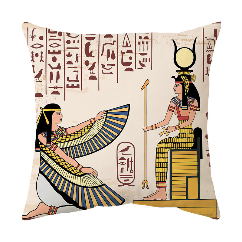 Faraon egiptean Pictură de perete Husă de pernă Pernă decorativă Mobilier Cadou Pernă Husă de pernă