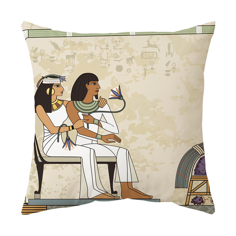 Faraon egiptean Pictură de perete Husă de pernă Pernă decorativă Mobilier Cadou Pernă Husă de pernă