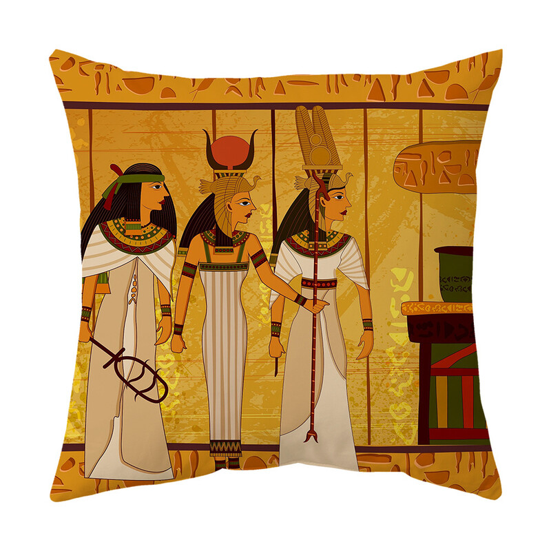 Faraon egiptean Pictură de perete Husă de pernă Pernă decorativă Mobilier Cadou Pernă Husă de pernă