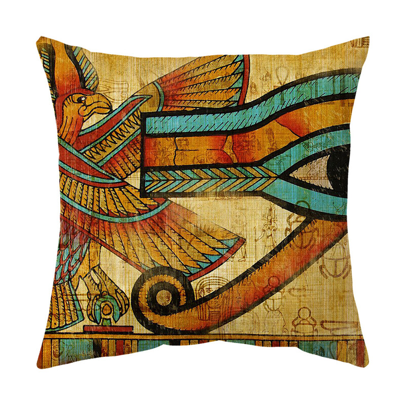 Faraon egiptean Pictură de perete Husă de pernă Pernă decorativă Mobilier Cadou Pernă Husă de pernă