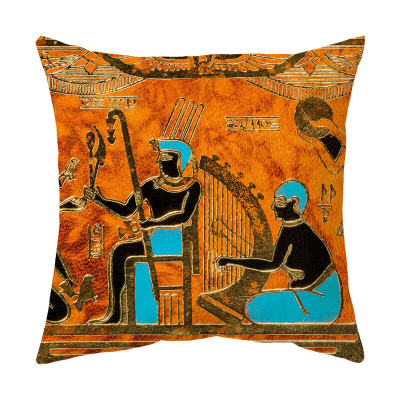 Faraon egiptean Pictură de perete Husă de pernă Pernă decorativă Mobilier Cadou Pernă Husă de pernă