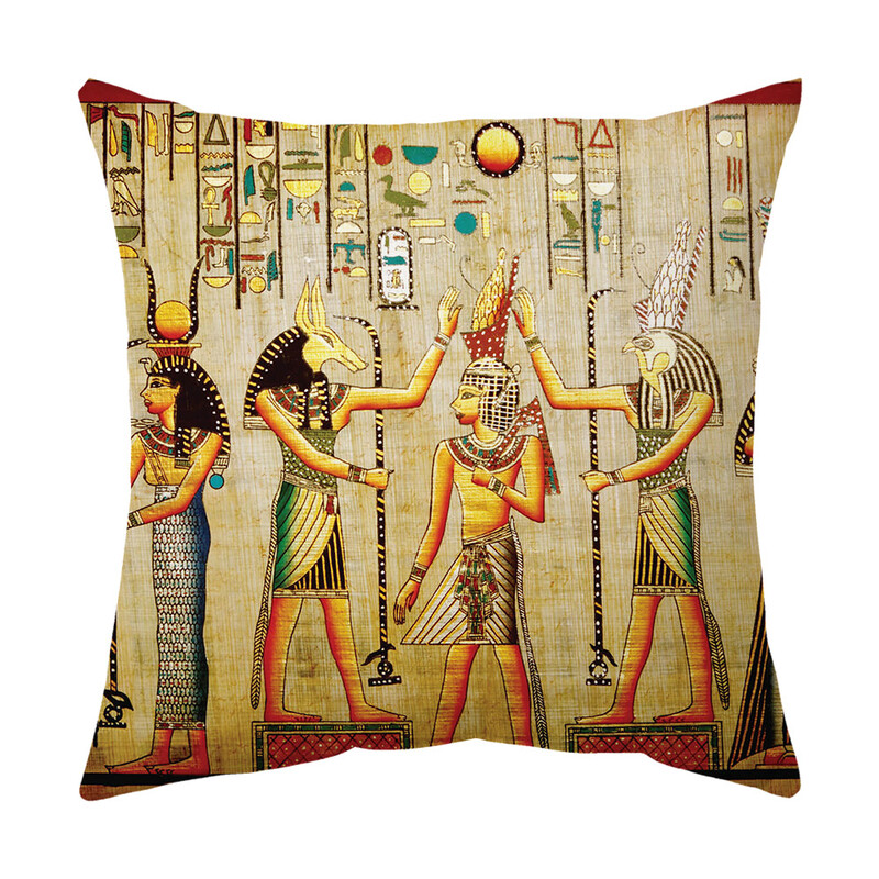 Faraon egiptean Pictură de perete Husă de pernă Pernă decorativă Mobilier Cadou Pernă Husă de pernă
