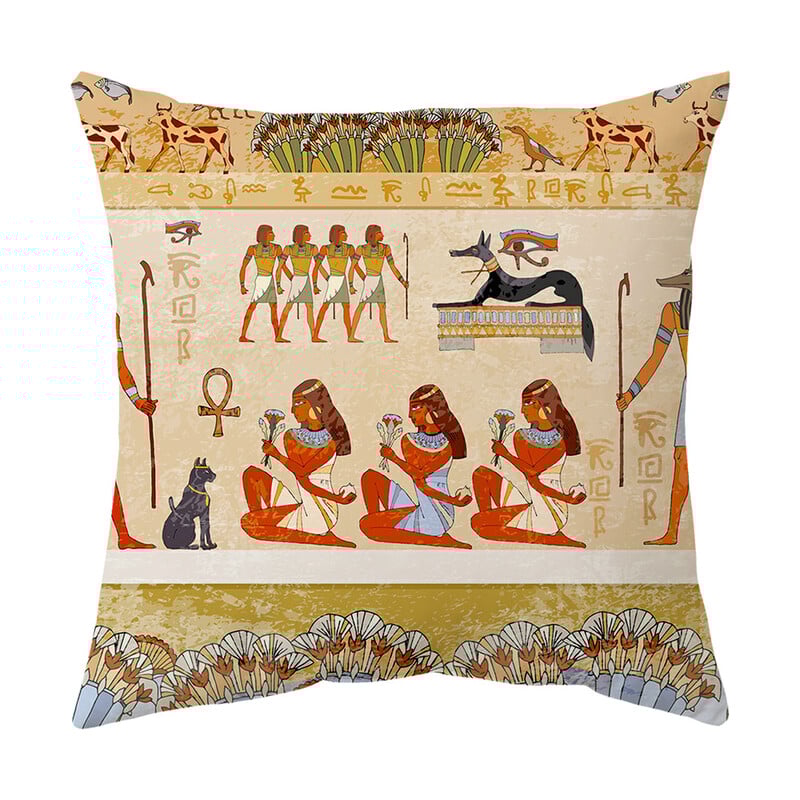 Faraon egiptean Pictură de perete Husă de pernă Pernă decorativă Mobilier Cadou Pernă Husă de pernă