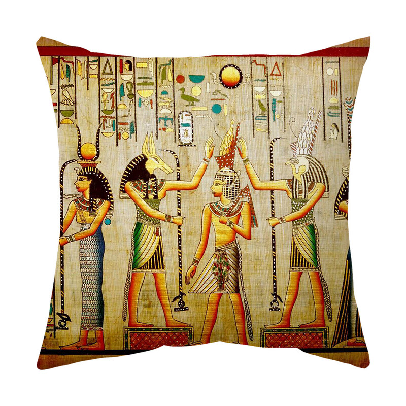 Faraon egiptean Pictură de perete Husă de pernă Pernă decorativă Mobilier Cadou Pernă Husă de pernă