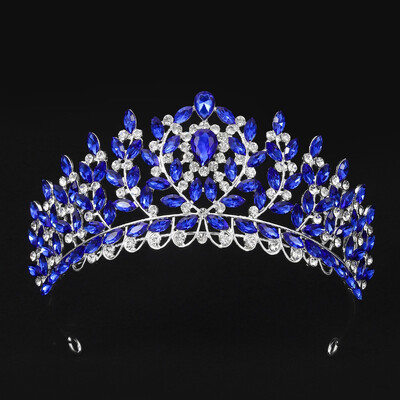 DIEZI korėjiečių rožinė opalo krištolinė karūna moterims mergaitėms elegantiška nuotaka karalienė nuotakos tiaros plaukų aksesuarai vestuvinių dovanų galvos juostos