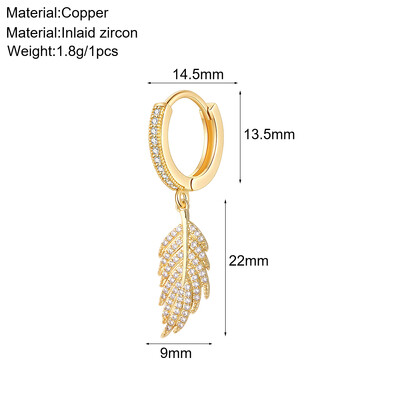 Aranyos állati kutya pillangó koreai karika fülbevaló női szív virág arany színű új méh cseresznye fülbevaló női kiváló minőségű