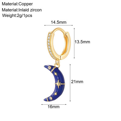Aranyos állati kutya pillangó koreai karika fülbevaló női szív virág arany színű új méh cseresznye fülbevaló női kiváló minőségű