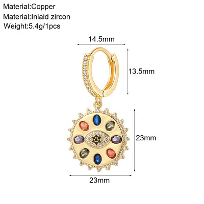 Aranyos állati kutya pillangó koreai karika fülbevaló női szív virág arany színű új méh cseresznye fülbevaló női kiváló minőségű