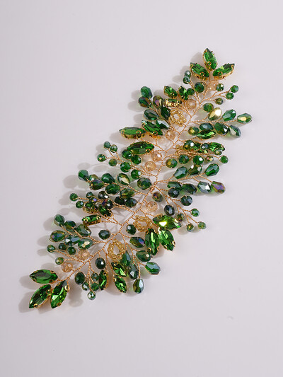 Diademi de mireasă cu flori cu strass. Accesorii pentru păr pentru mirese