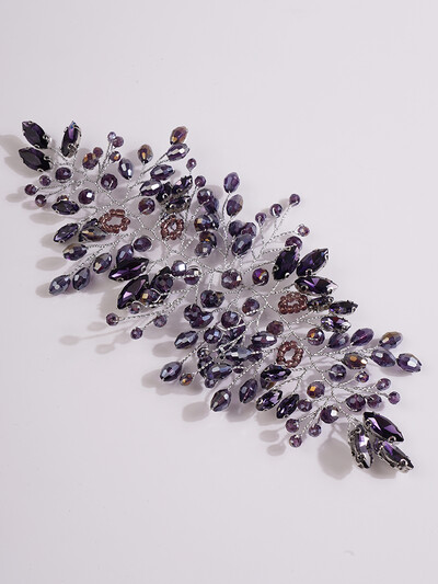 Diademi de mireasă cu flori cu strass. Accesorii pentru păr pentru mirese