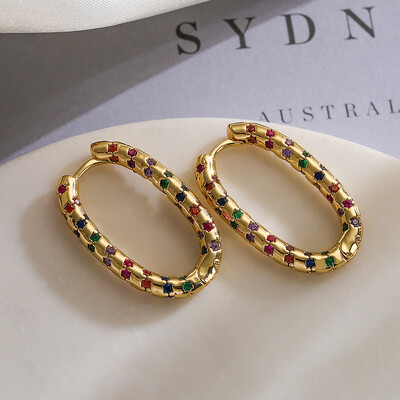 3 stiluri de cercei delicati din zirconiu cubic pentru femei fete, bijuterii de lux pentru întâlniri de petrecere OL