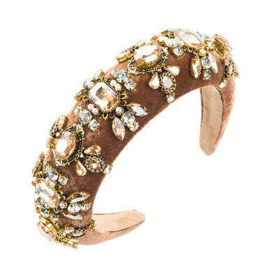 Noua bentiță de păr, de lux, grele, cercuri de păr, burete de sus cu craniu înalt, bentiță cu senzație vintage și de ultimă generație