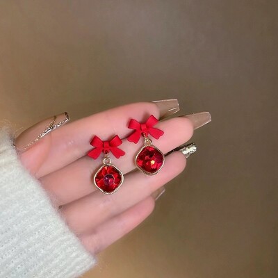 Rudens ir žiemos šviesūs prabangūs nišiniai elegantiški cirkonio drugelių auskarai moterims Madingi saldaus metalo papuošalai dovanos