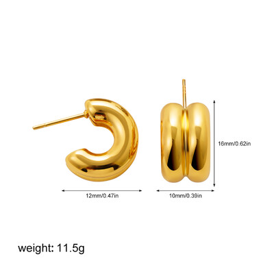 Cerceu cu șuruburi cu două straturi, din oțel inoxidabil, geometric, cu textura metalică neregulată, cadou de bijuterii de modă