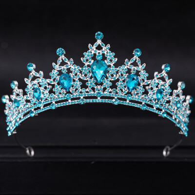 Esküvői Haj Tiara Kristály Menyasszonyi Tiara Korona Ezüst Szín Diadem Fátyol Tiaras Esküvői Haj Kiegészítők Fejfedők Fejékszerek