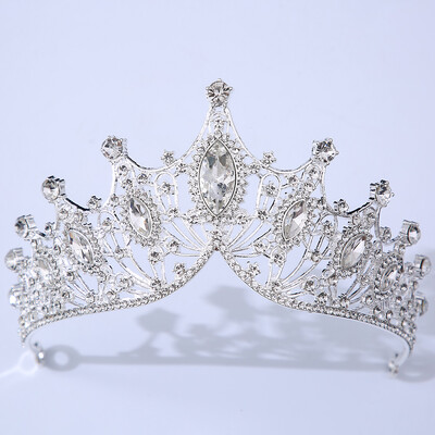 DIEZI Coroana baroc neagra tiara pentru nunta, petrecere de aniversare, bijuterii de par, regina mireasa mireasa, coroana de cristal violet, accesorii pentru par