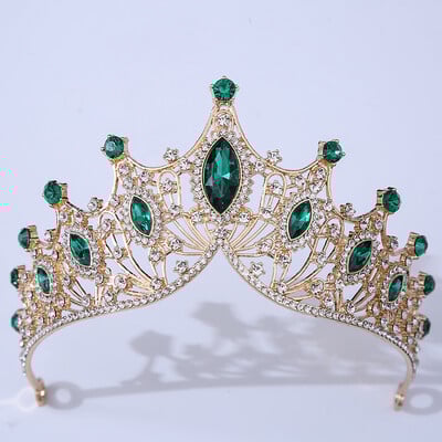 DIEZI Coroana baroc neagra tiara pentru nunta, petrecere de aniversare, bijuterii de par, regina mireasa mireasa, coroana de cristal violet, accesorii pentru par