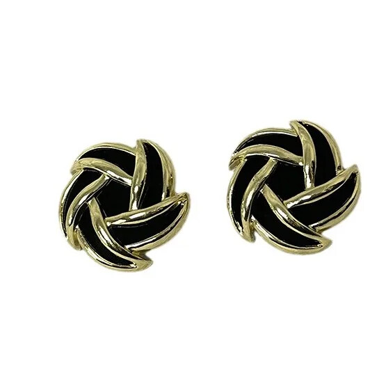 Könnyű luxus Divatos kerek forgószél bolyhos virágos fülbevaló Divatos személyiség temperamentum felsőkategóriás fülbevaló