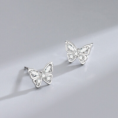 Dlhé visiace náušnice do ucha pre ženy, ružovo-zlaté, so zirkónovým kryštálom, piercing do uší s niťou, doplnky do uší, šperky.