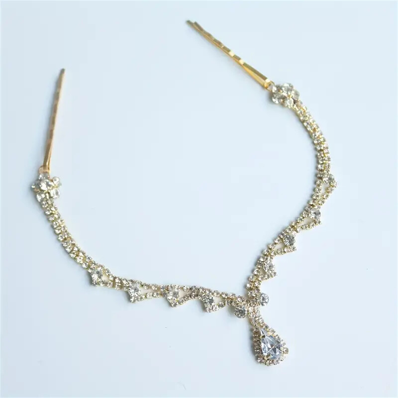 Bling indian strălucitor pandantiv frunte lanț bijuterii tiara caciulă cap de mireasă păr nuntă cristal accesorii cadou