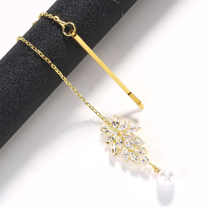 Pandantiv cu perle de imitație, lanț pentru frunte, bentiță, bijuterii de păr pentru femei, transport gratuit, nuntă, zircon indian, lanț de frunze, cadou