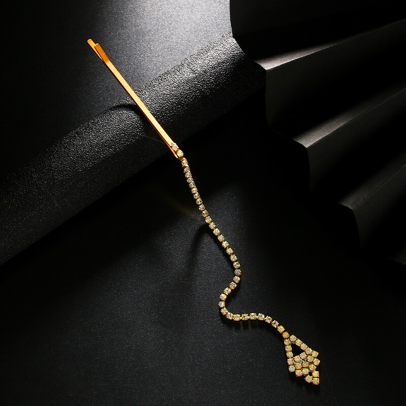 Stonefans Lanț geometric pentru frunte femei indian nunta bijuterii designer stras bentiță accesorii pentru păr tendințe mireasa 2024