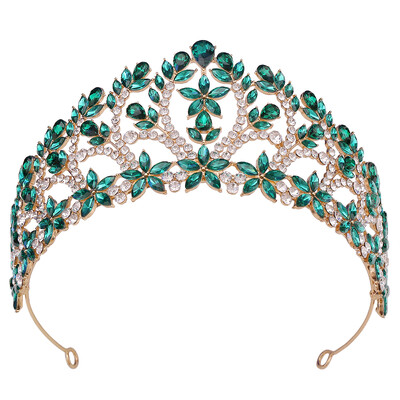 Miallo de lux mare cristal roșu concurs de frumusețe regina coroane și diademe mireasă elegantă strasuri caciulă nunta festa bijuterii