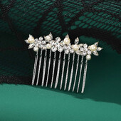 Perie mireasa perie lux de nunta podoabă de păr strass ac de păr fetiță bal tiara