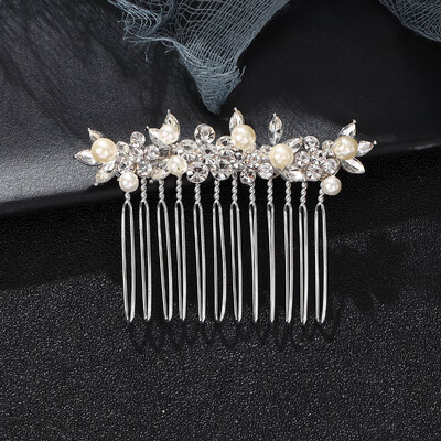 Perie mireasa perie lux de nunta podoabă de păr strass ac de păr fetiță bal tiara