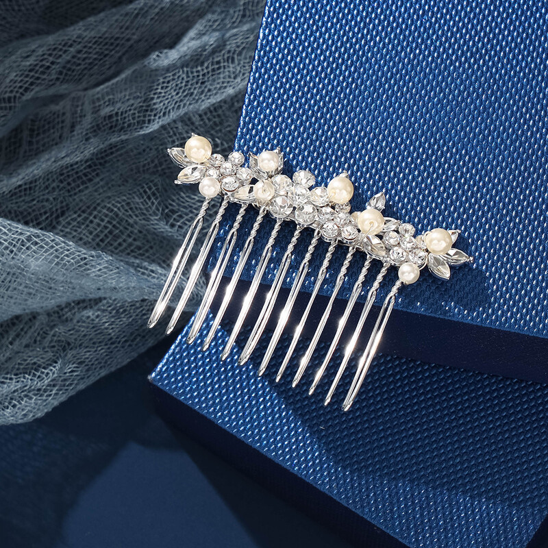 Perie mireasa perie lux de nunta podoabă de păr strass ac de păr fetiță bal tiara