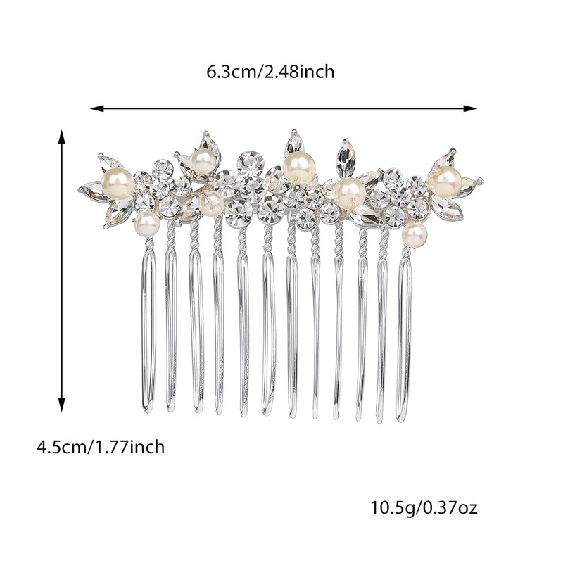 Perie mireasa perie lux de nunta podoabă de păr strass ac de păr fetiță bal tiara