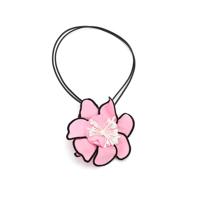 Virágos fülbevaló nőknek Túlzott luxus stílusú, kézzel készített szövet réteges, színes virágos fülbevaló Divatparti és mindennapi viselet