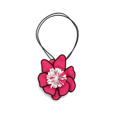 Virágos fülbevaló nőknek Túlzott luxus stílusú, kézzel készített szövet réteges, színes virágos fülbevaló Divatparti és mindennapi viselet