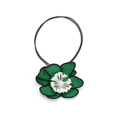 Virágos fülbevaló nőknek Túlzott luxus stílusú, kézzel készített szövet réteges, színes virágos fülbevaló Divatparti és mindennapi viselet